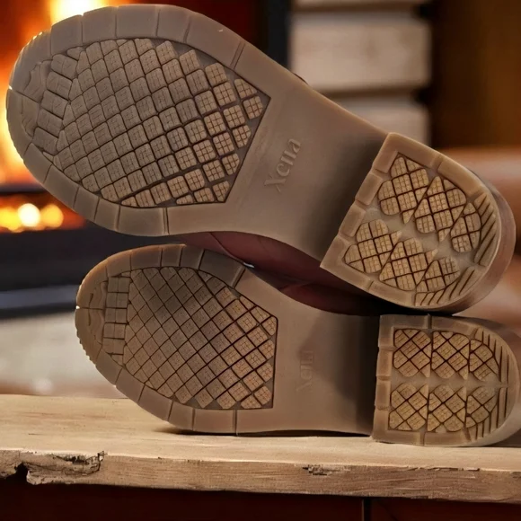 Xena Workwear Women's Gravity Work Shoes Steel Toe Sz 9.5 Cognac Brown - Picture 13 of 15